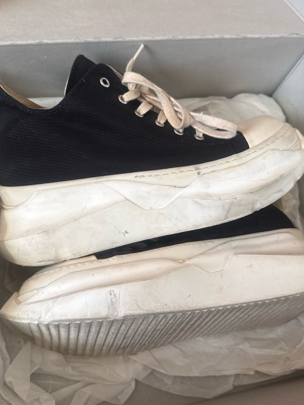 Rick Owens Black Low-Top